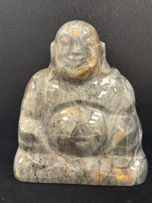 BOUDDHA EN LABRADORITE