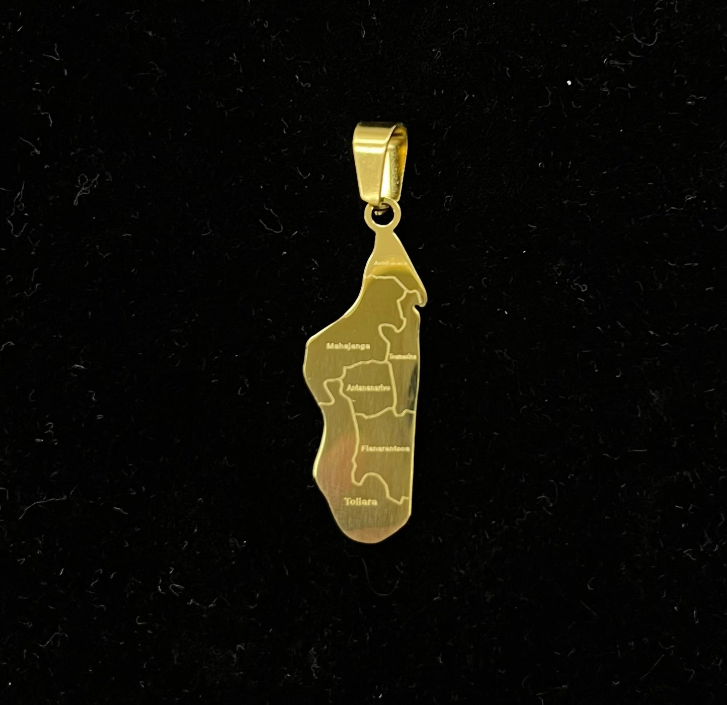 PENDENTIF CARTE MADAGASCAR
